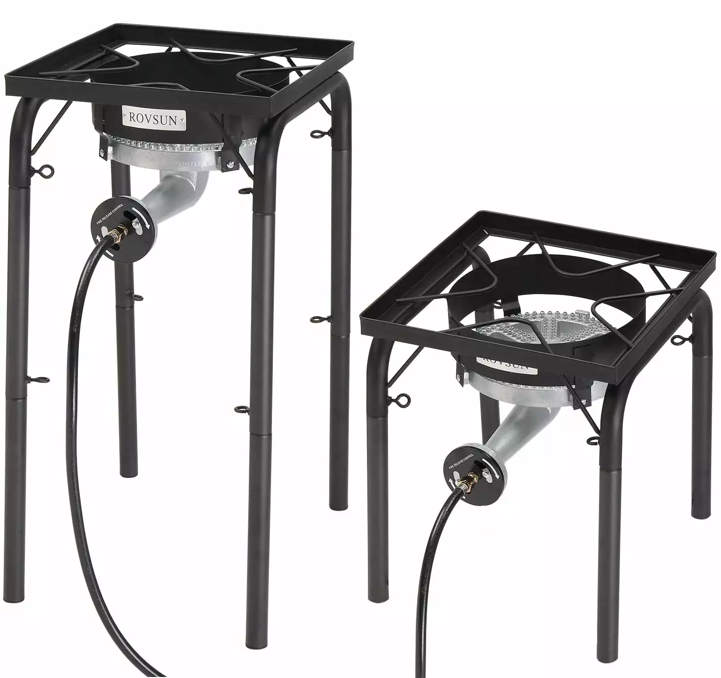 200000 BTU Powerful Propane Burner High Pressure Portable Gas Stove Adjustable Height CHENGGUANG