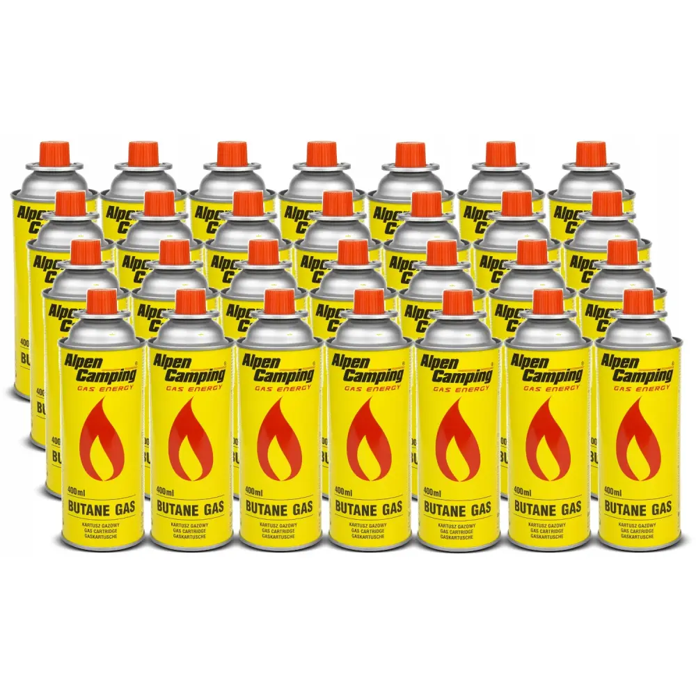 Alpen Camping 28x 500g Gas Cartridge Gas Bottle Gas Stove, Camping Stove, Bunsen Burner, Soldering Burner