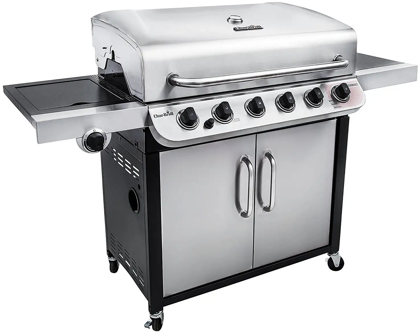 Char-Broil 12701705-DI Vertical LP Gas BBQ & Smoker Oven 45 Inch