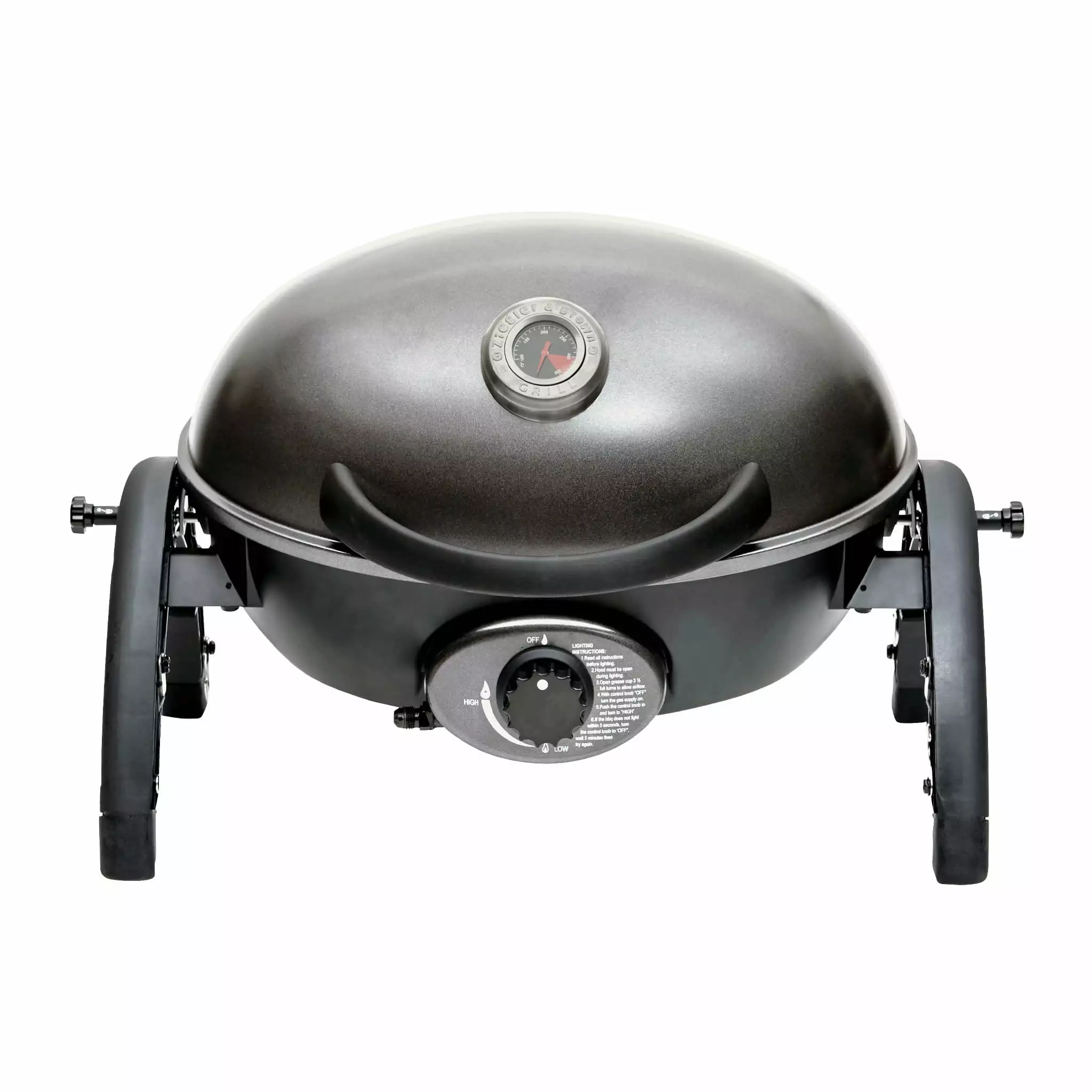 Ziggy Grills USZG1GK Ziggy 1 Burner Grill Gunmetal Portable Outdoor Gas Grill