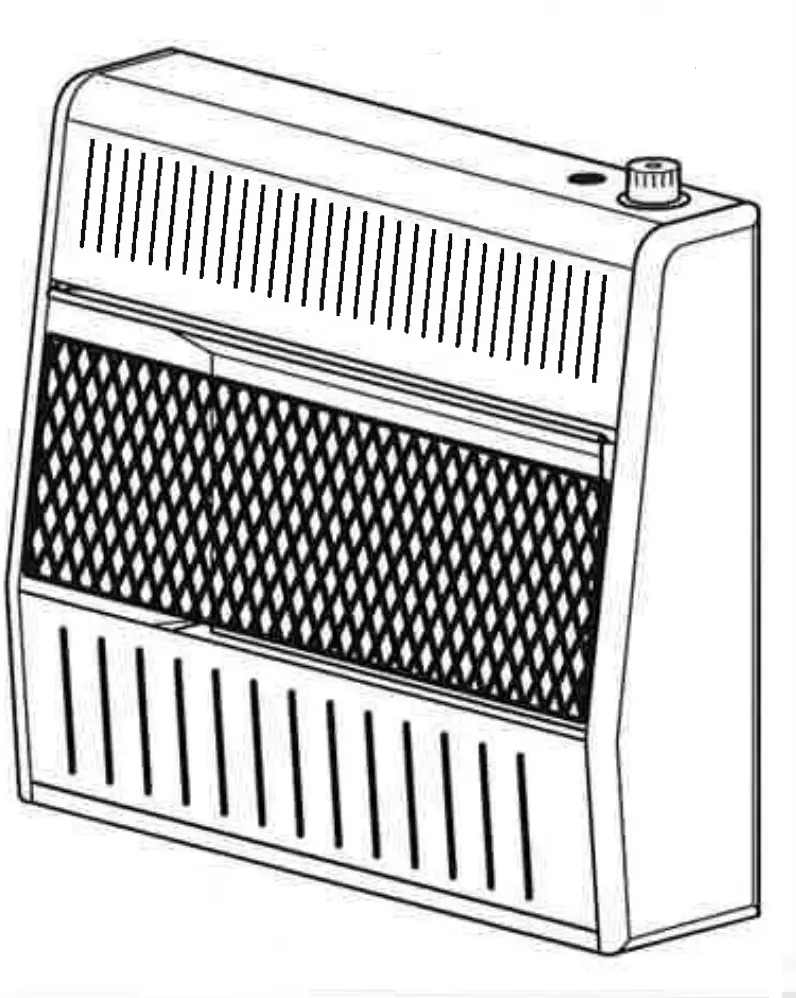 Kozy-World Vent Free Gas Wall Heater World Marketing Indoor Heating World Marketing of America