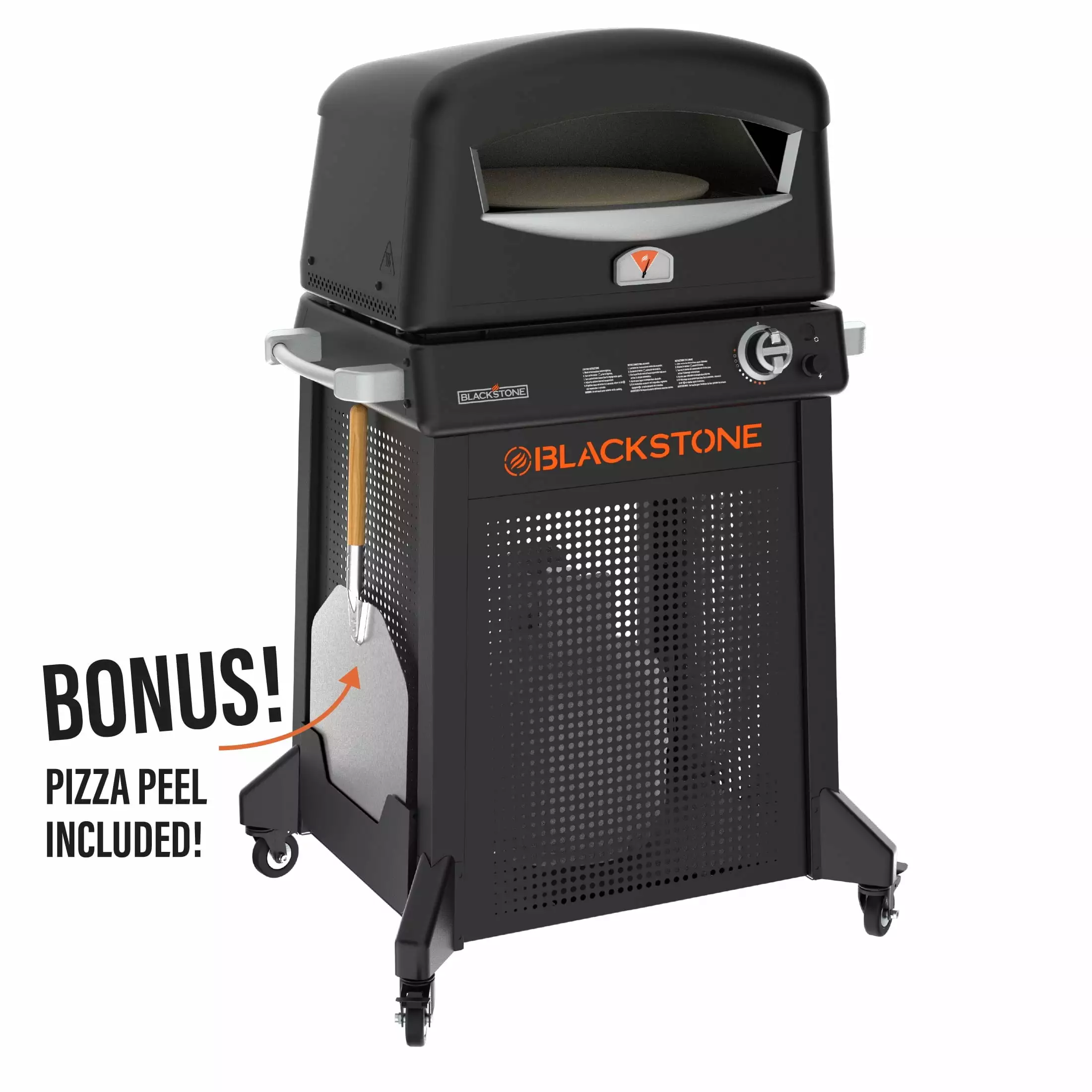 Blackstone Propane Outdoor Pizza Oven Stand and Pizza Peel Portable