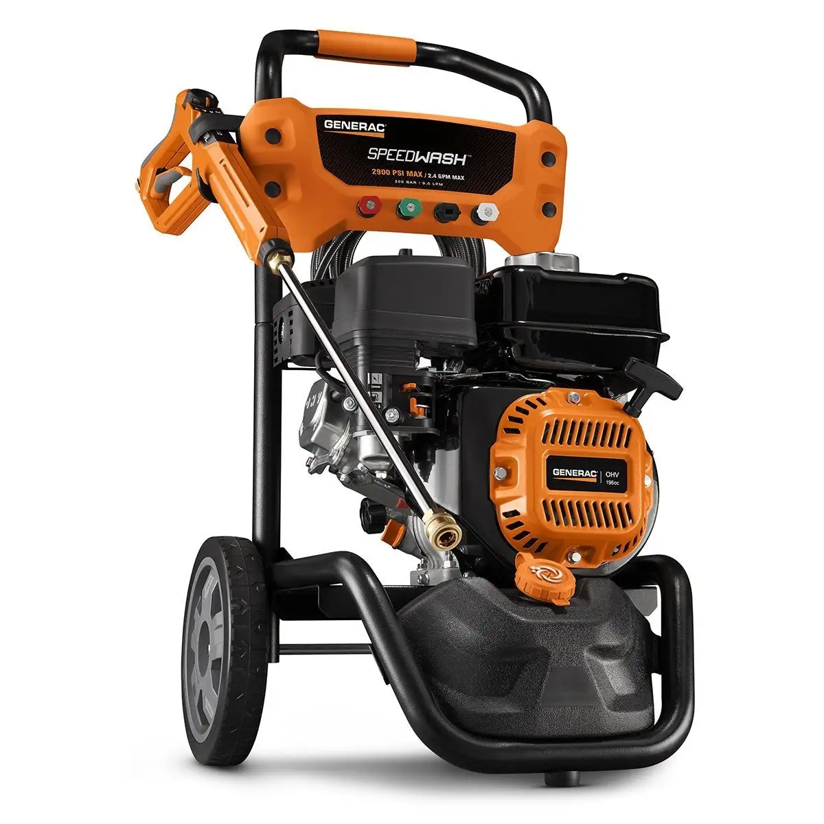 Generac 6882 Speedwash Gas Pressure Washer 2900 PSI 2.4 GPM High Performance Cleaner