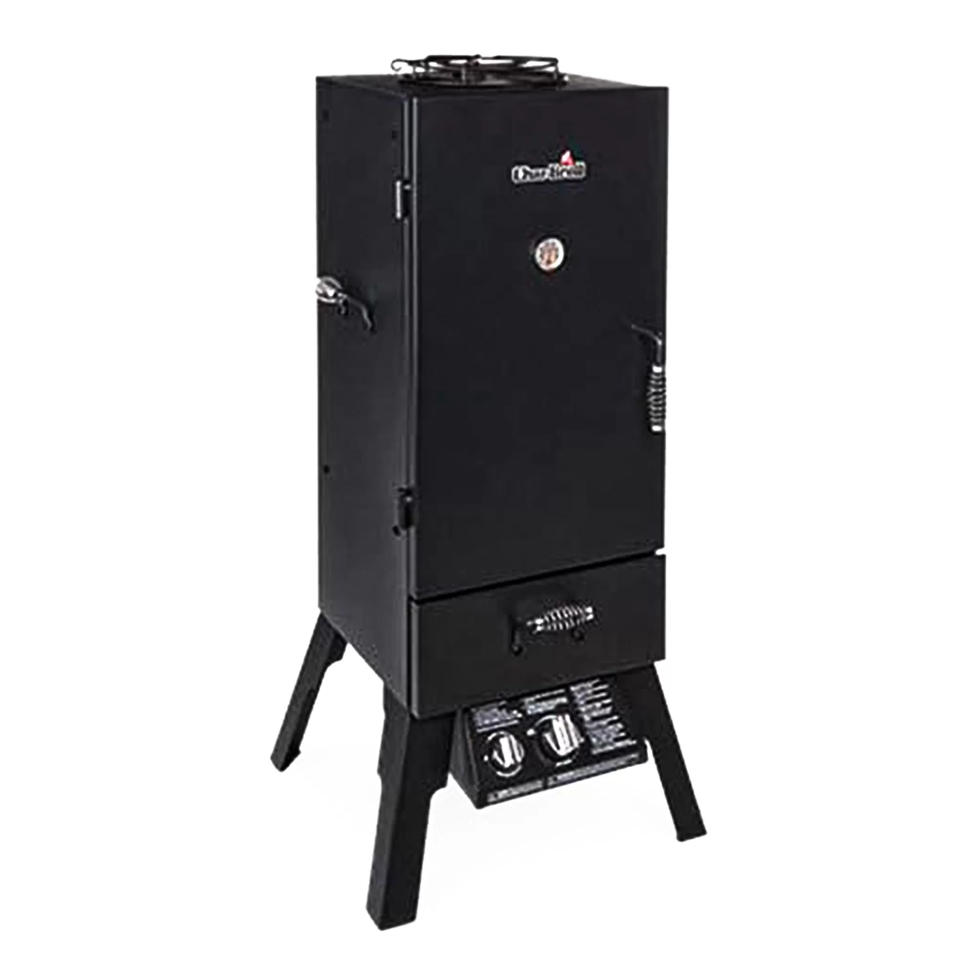 Char-Broil Vertical 45 Inch Liquid Propane Outdoor Steel Grill Gas Smoker Black