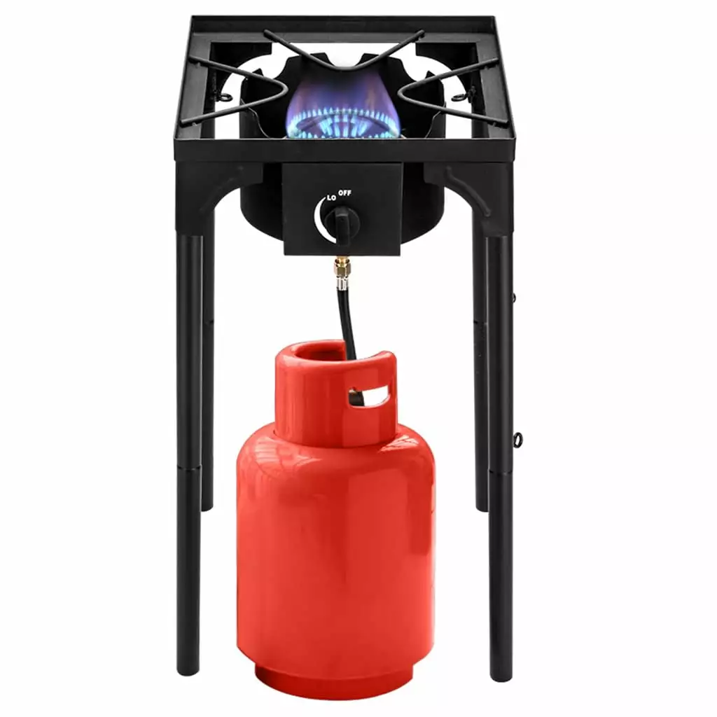 Heavy Duty 1 Burner Outdoor Propane Gas Stove 75000 BTU Detachable Legs CHENGGUANG