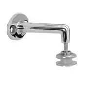 ICF01BS Brush Rust-resistant Wall to Glass Connector Canopy fitting