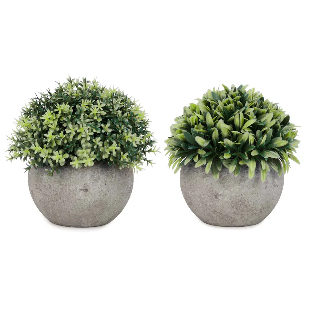 Adjust ''Foliage Ball'' Plants Grey Pots, 2 Units Wedding Venues