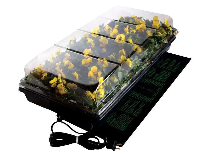 Hydrofarm 17W Hydroponic Germination System 11 . Wide Indoor Gardening and Seed Starting