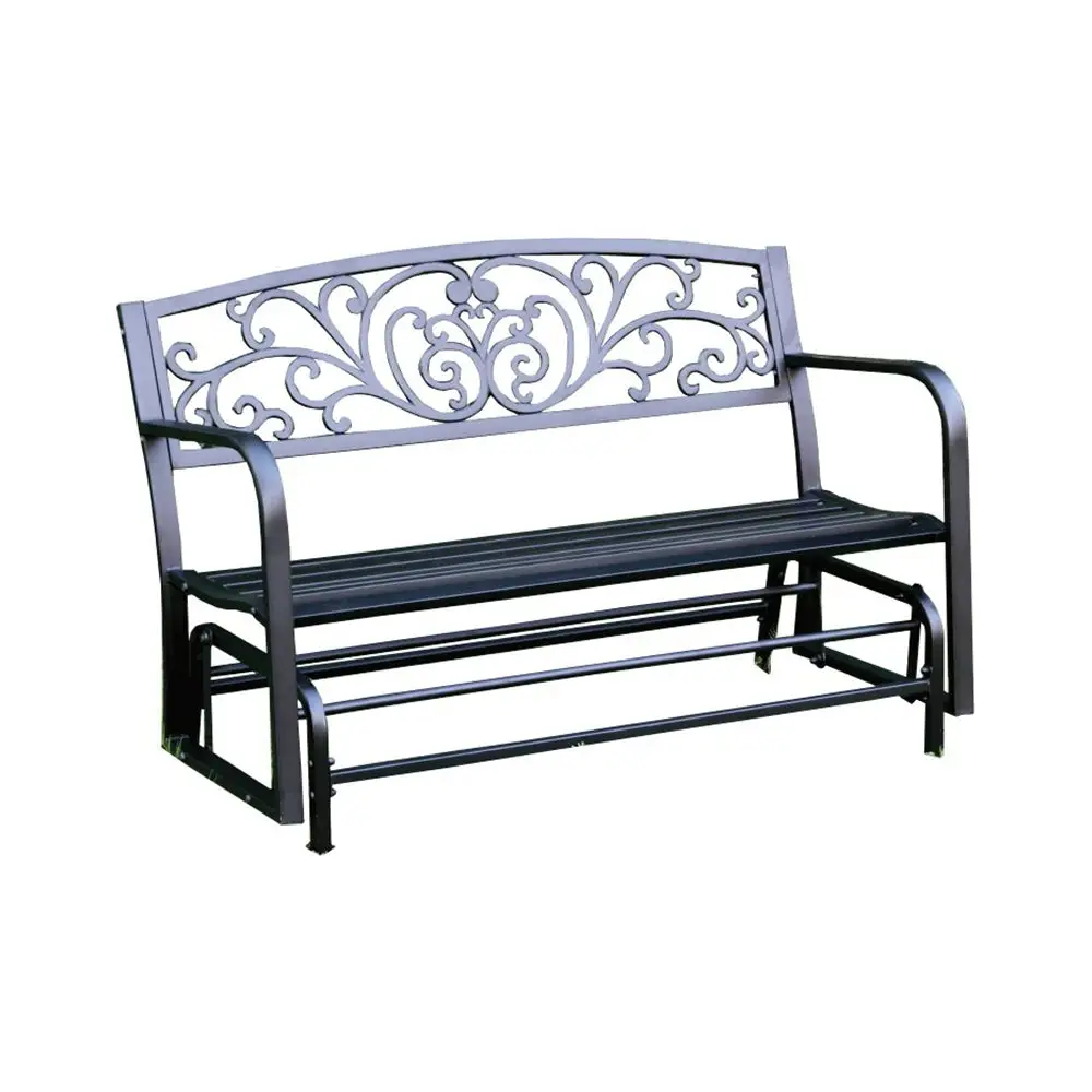 Seasonal Trends XG239 Decorative Glider Bench Steel Garden and Patio