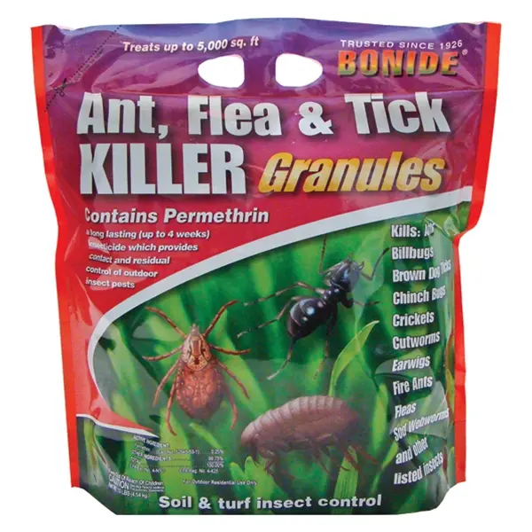 BONIDE ANT FLEA & TICK KILLER GRANULES 10lb Outdoor Pest Control