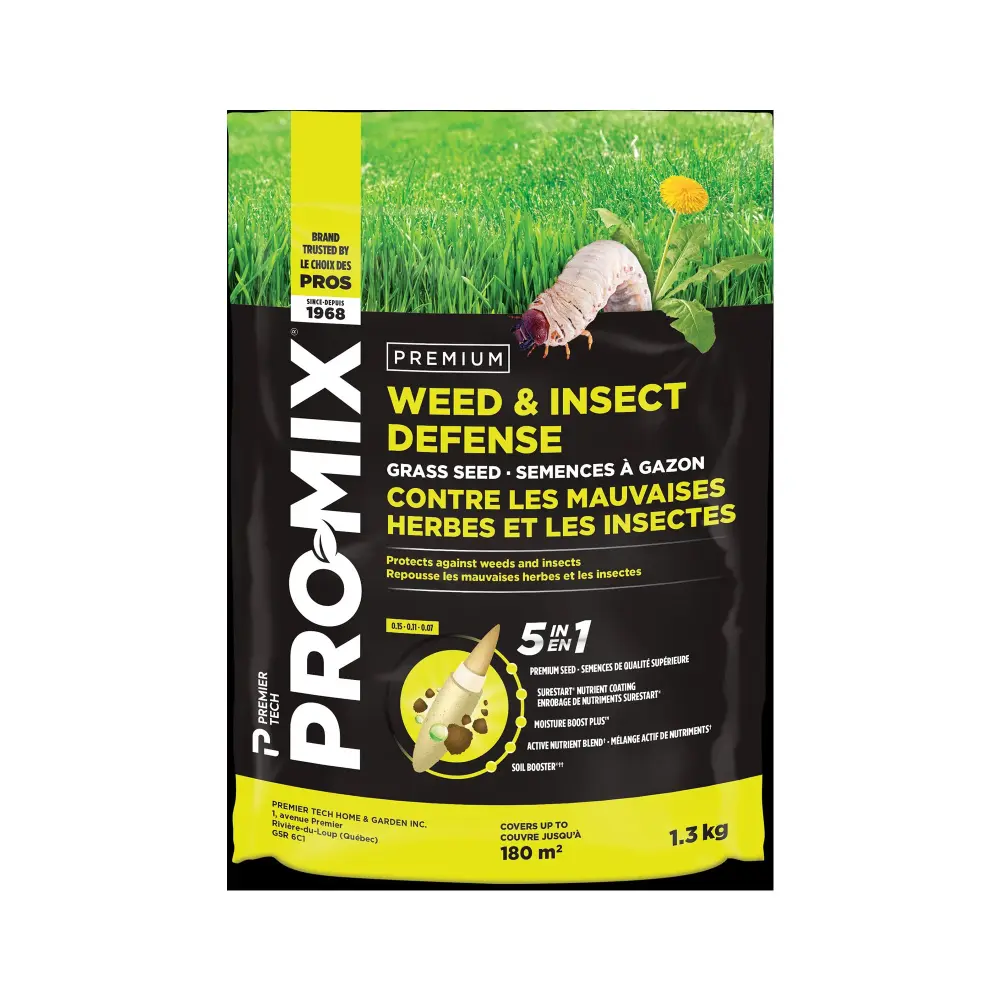 5--1 Weed and Insect Defense Grass Seed, 1.3 kg