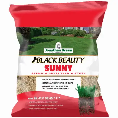 Black Beauty Sunny Grass Seed 7 Lb Lawn and Turf