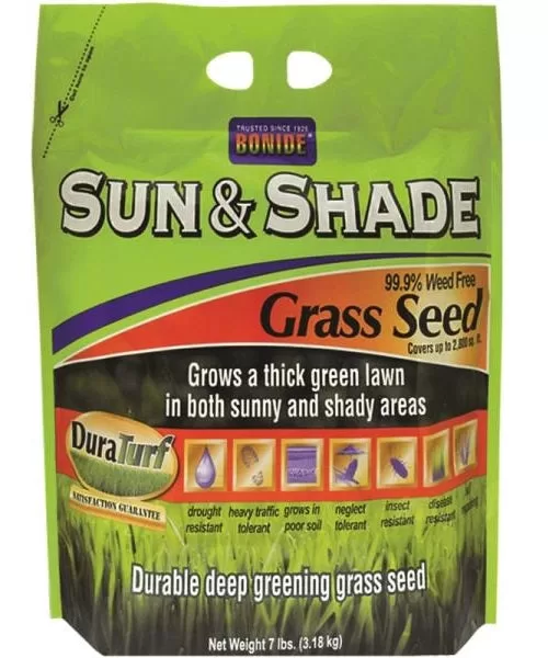 Bonide 60224 Sun and Shade Grass Seed 7 Lbs Lawn Care