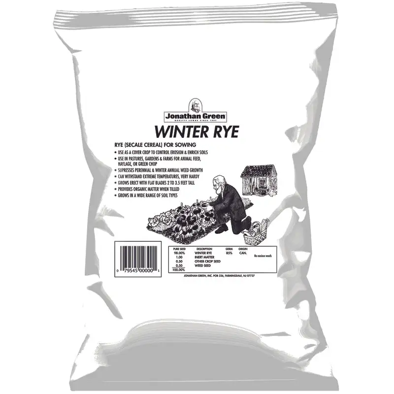 Jonathan Green Winter Rye Annual Ryegrass Full Sun Grass Seed 56 lb Lawn Care