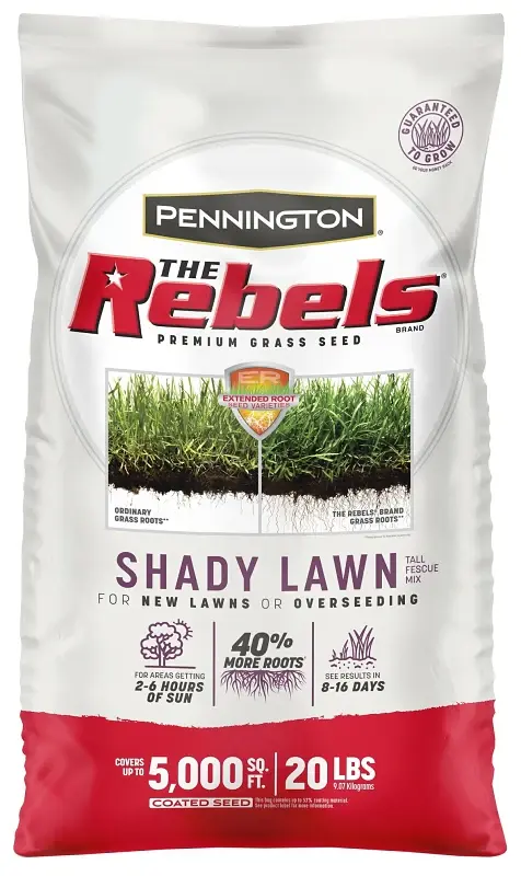 Rebels 100543727 Grass Seed, 20 lb Bag