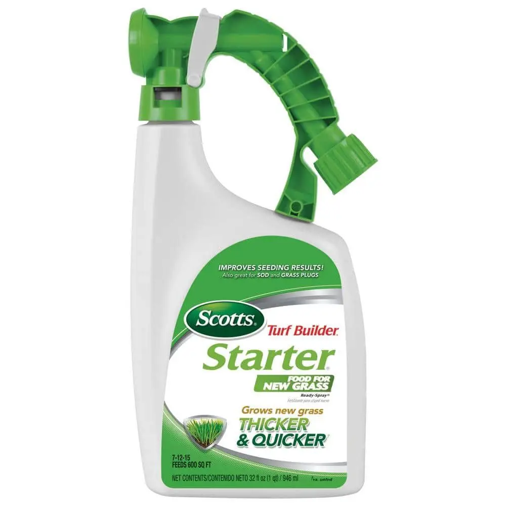 Scotts Turf Builder Starter New Grass RTS 32 oz Covers 600 sq ft