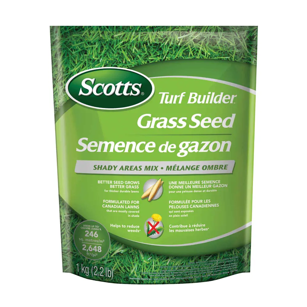Turf Builder Grass Seed Shady Areas Mix, 1 kg Ages 12+