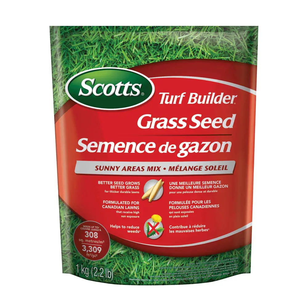 Turf Builder Grass Seed Sunny Areas Mix, 1 kg Compatible Zone 5