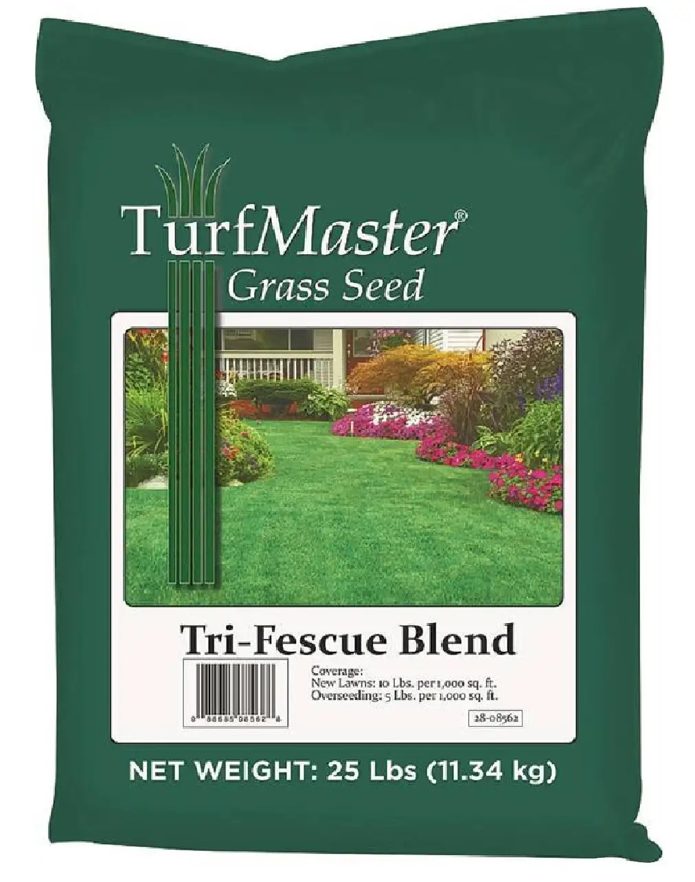 TurfMaster Tri-Fescue Blend Grass Seed 10 Lbs Lush Durable Lawn