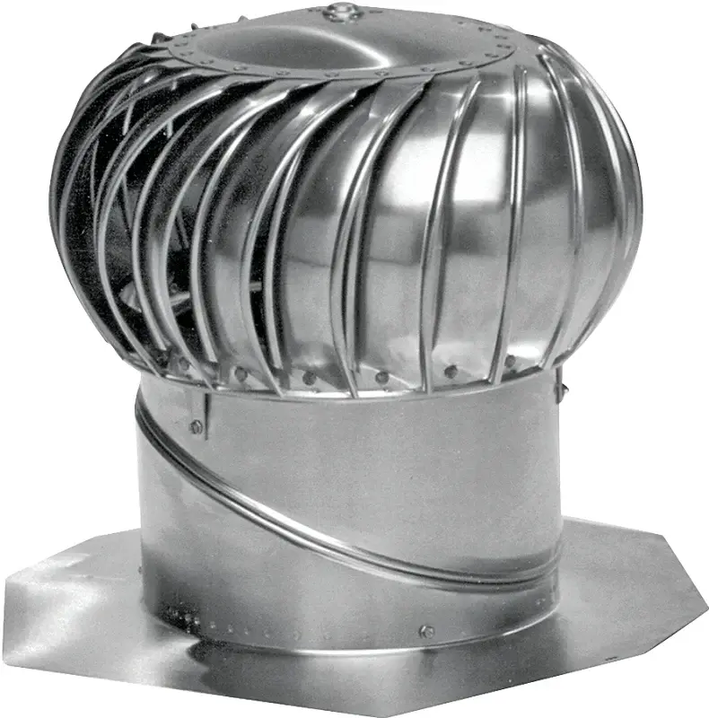 Lomanco Whirlybird BIB12 Turbine Ventilator, 12 Dia Throat, Aluminium