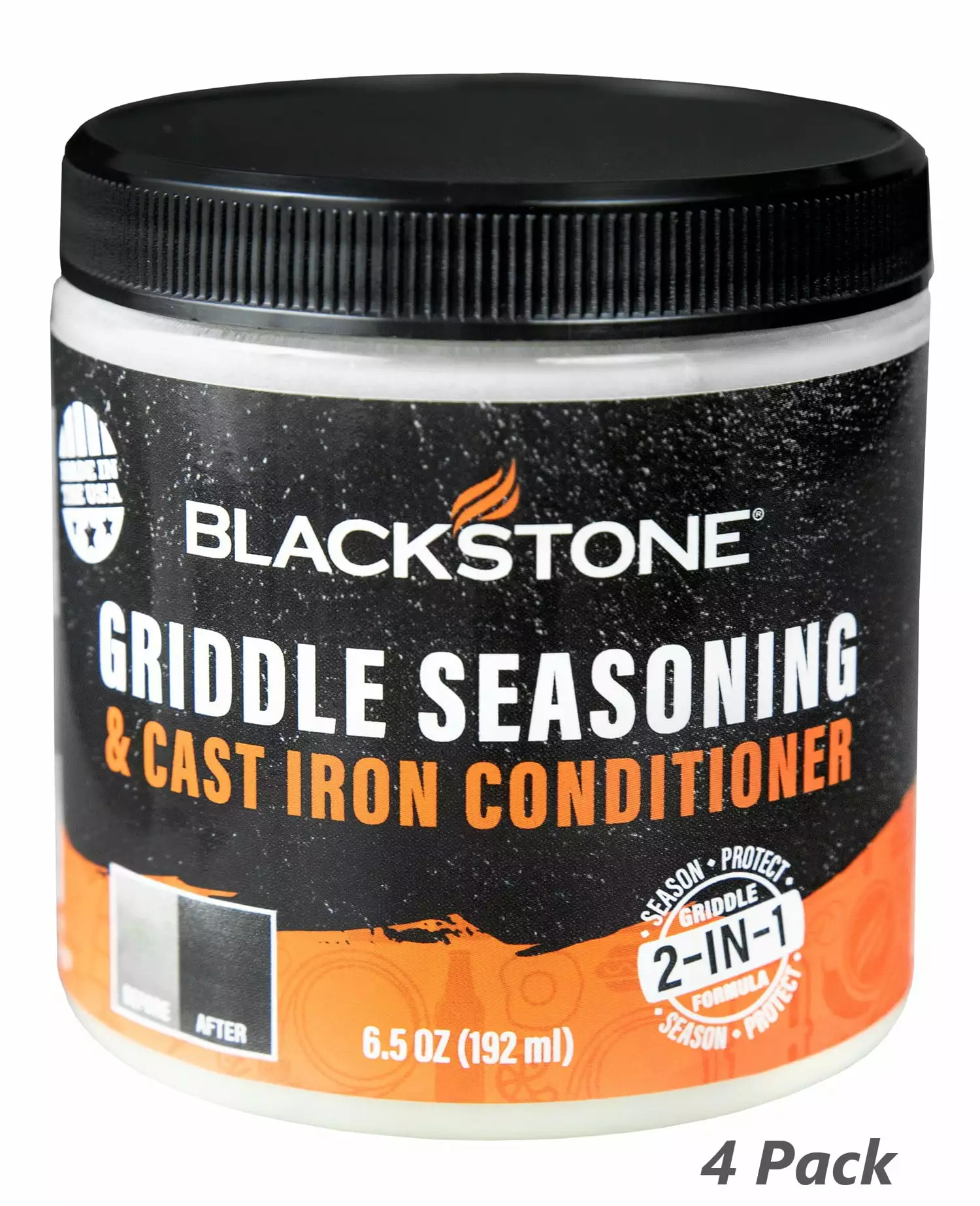 4 Pack Blackstone Griddle Seasoning and Cast Iron Conditioner Grill Maintenance