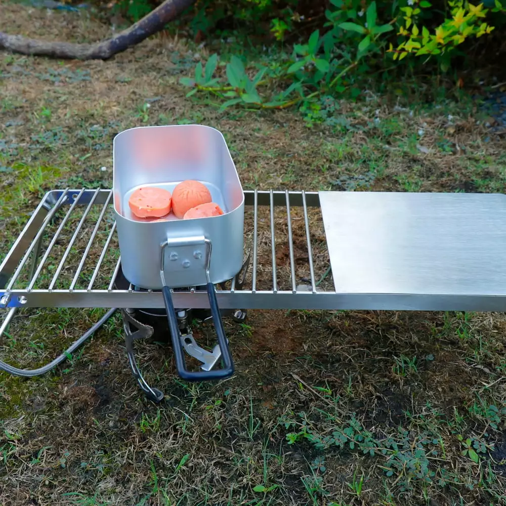 BBQ Stand 1 Stove Picnic BBQ Party Tool Stainless Steel Firewood Picnic Tool 2 1 Stand Irfora