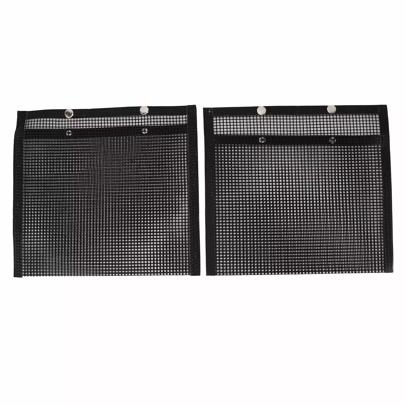 2 Pack BBQ Mesh Grill Bags Reusable Glass Fibre Heat Resistant Vegetables Grilling Pouches
