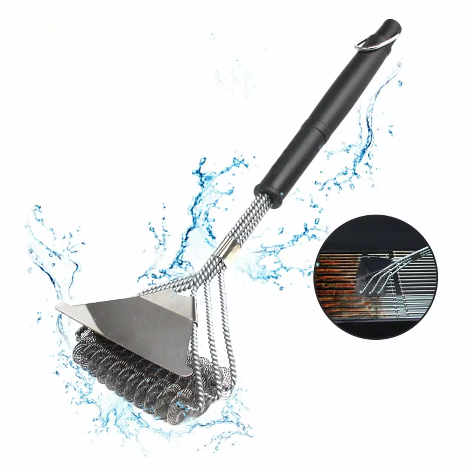 17 Inch Grill Cleaning Brush Bristle Free Perfect BBQ Grill Accessories Gift Christmas FAHXNVB