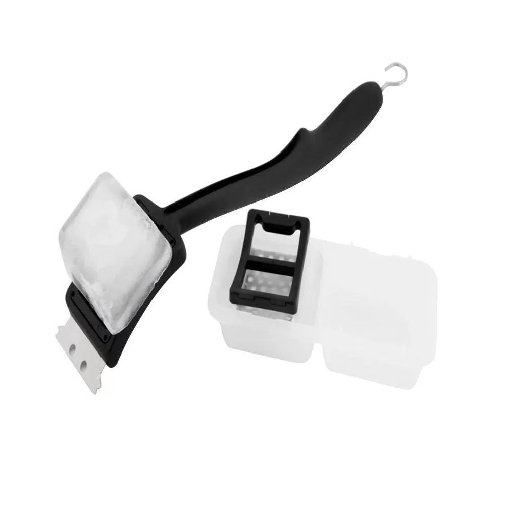 GrillPro 77679 Black and White Ice Brush Tray Outdoor Cooking