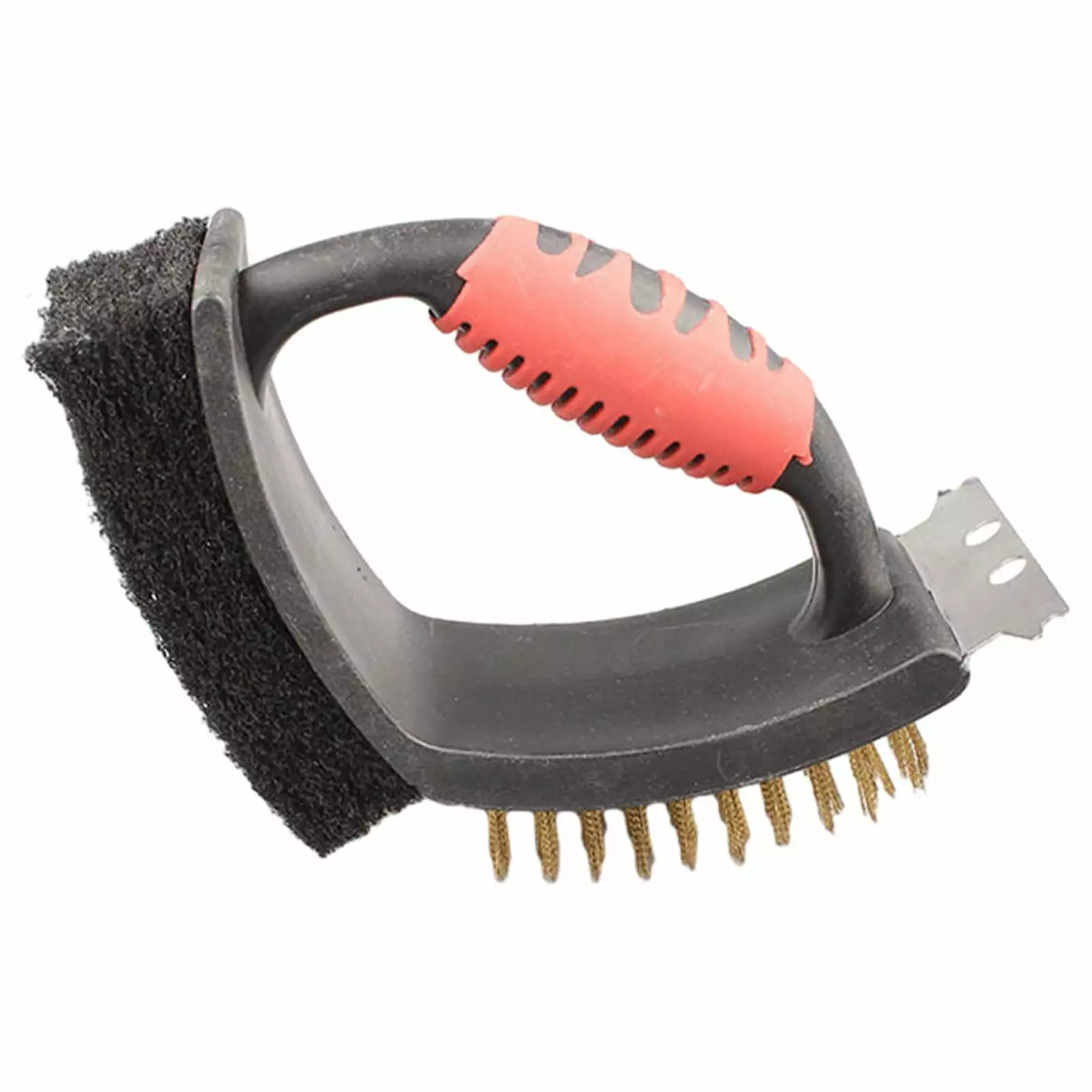 SRstrat Grill Brush And Scraper Copper Wire BBQ Brush Grill Cleaning Stainless Steel Scraper