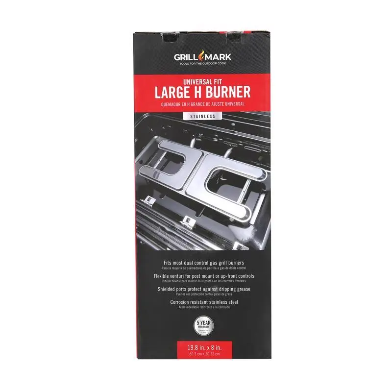 Grill Mark Stainless Steel Grill Burner 19 . L Universal Replacement