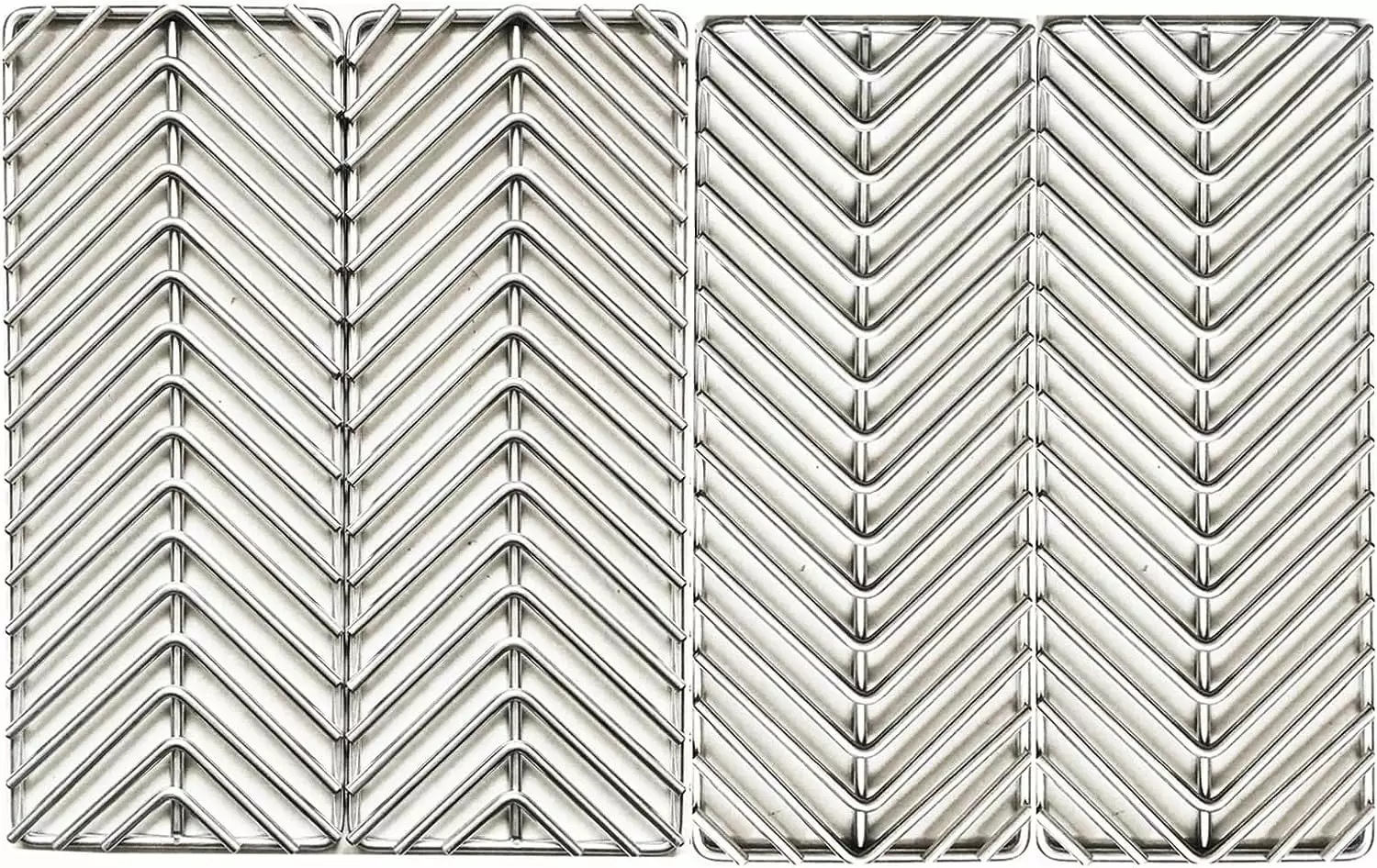 GRILLJOB 4 Pack V-Style Stainless Steel 304 BBQ Grill Burners Cal Flame P-Series G-Series Convection Gas Grills