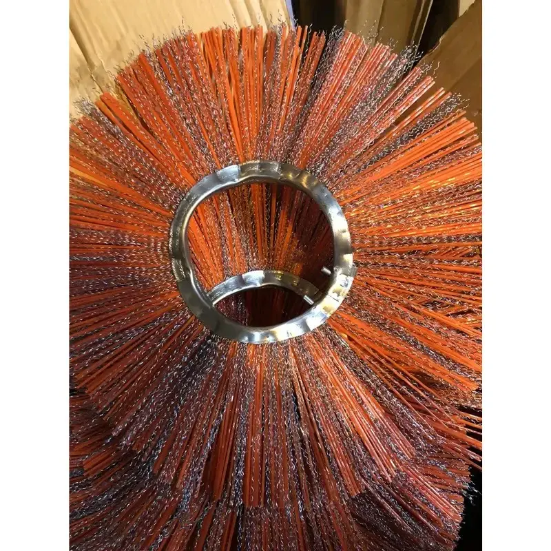 2 Pieces Poly and Wire Combo Sweeper Brush 6989142 Bobcat