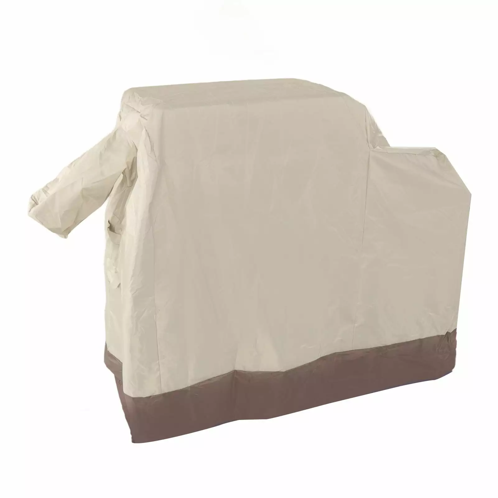 2024 Grill Cover 420D Silver Coated Oxford Cloth Waterproof Dustproof Outdoor BBQ Cover Beige Brown 104x68.5x124cm jinming...