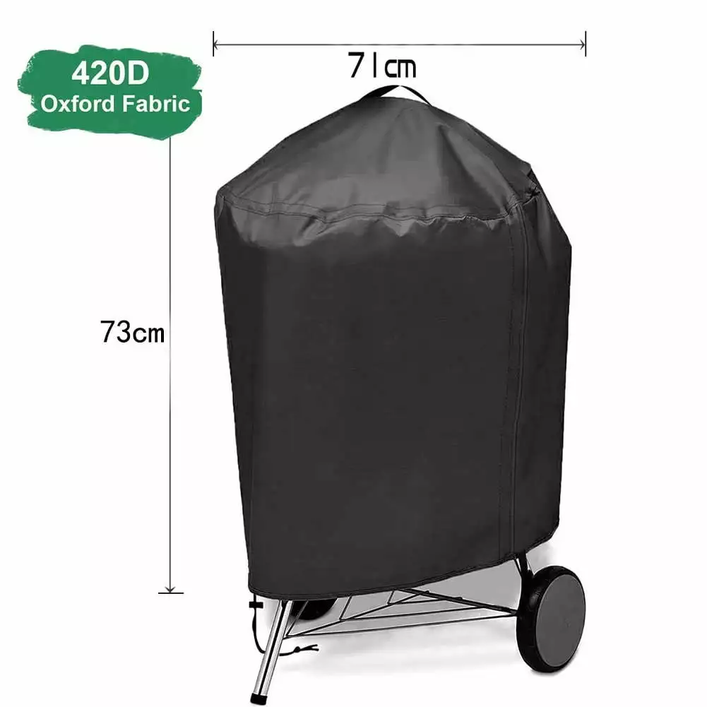 Kettle BBQ Grill Cover Barbecue Round Smoker Cover Waterproof Garden Patio GYZEE