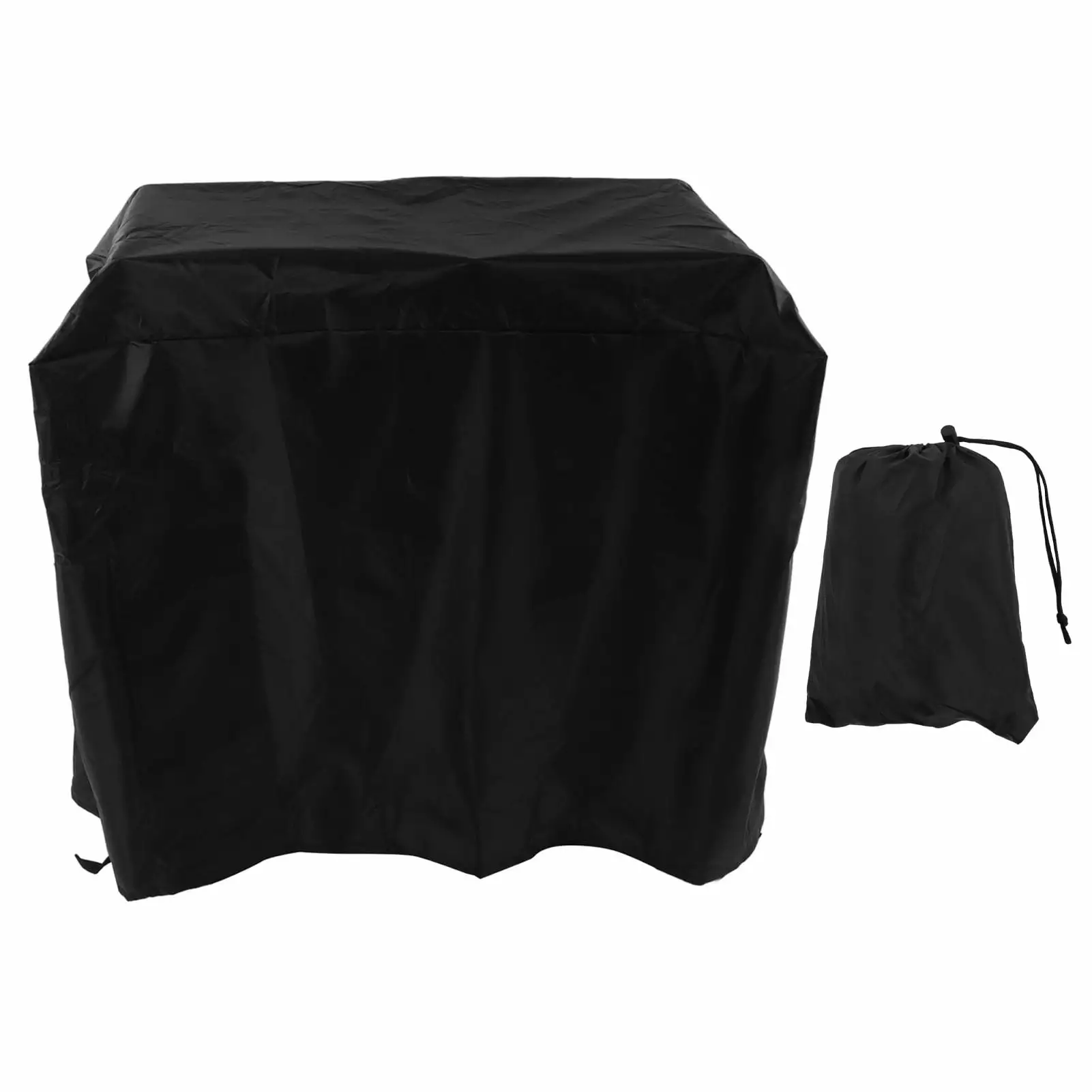420D Silver Coated Oxford Cloth Waterproof BBQ Grill Shade Cover Black HYYsecond