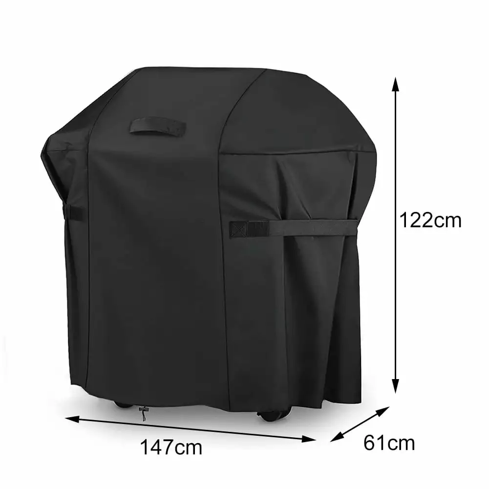 Small BBQ Grill Cover Char Broil 147x61x122cm Waterproof Dustproof Sufanic