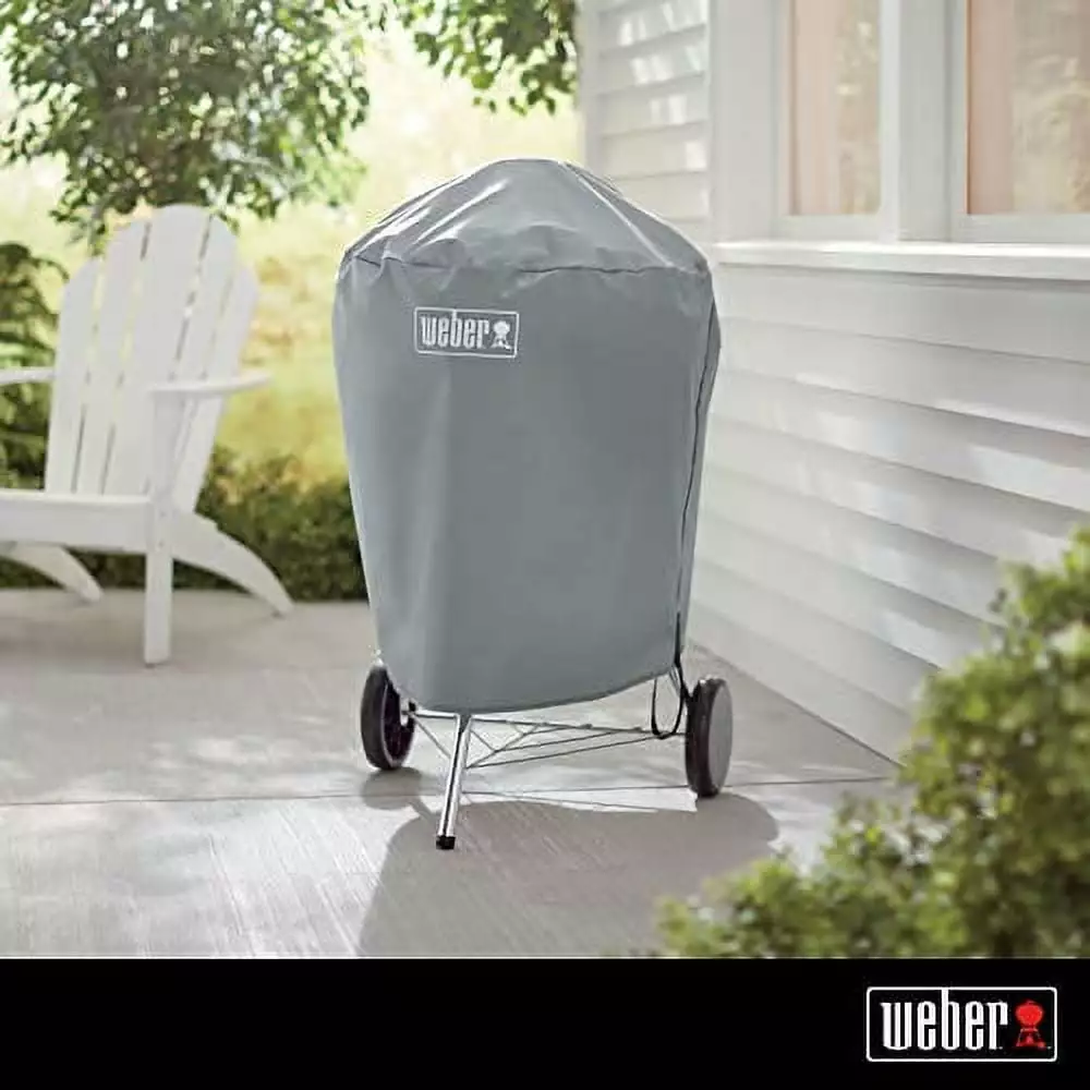 Weber 22 Inch Charcoal Kettle Grill Cover Heavy Duty Waterproof BBQ Protector TeviRoom