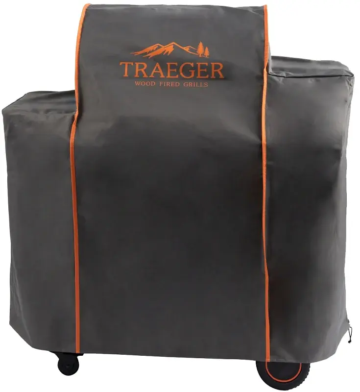 Traeger 1300 BAC360 Grill Cover, 58 D, 28 W, 51 H, Polyester, Graphite
