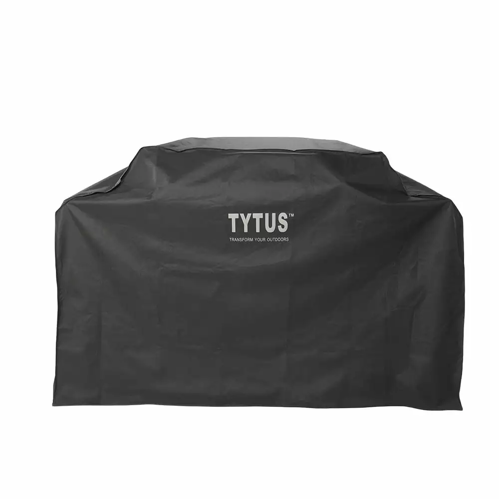 TYTUS Black Luxury Island Grill Cover Heavy Duty Waterproof BBQ Protection