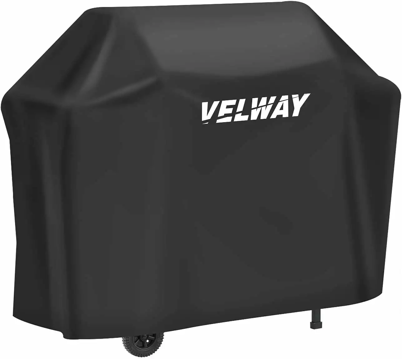 ZHXNE Heavy Duty 210D Oxford Gas BBQ Cover - Anti-Wind Waterproof UV Resistant 147x61x117cm Black