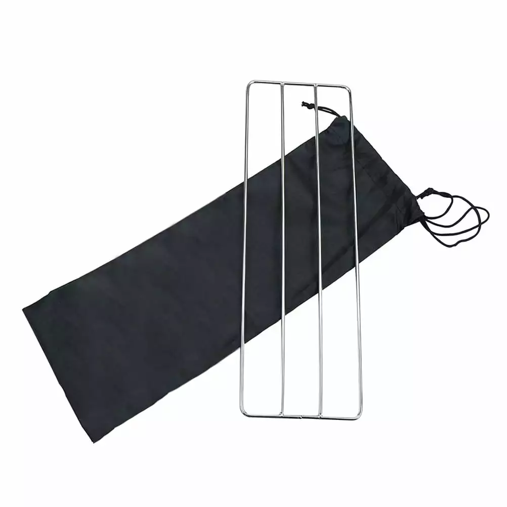 304 Stainless Steel BBQ Radiating Rack Portable Camping Campfire Grate Cooking Pot Holder NOBRAND