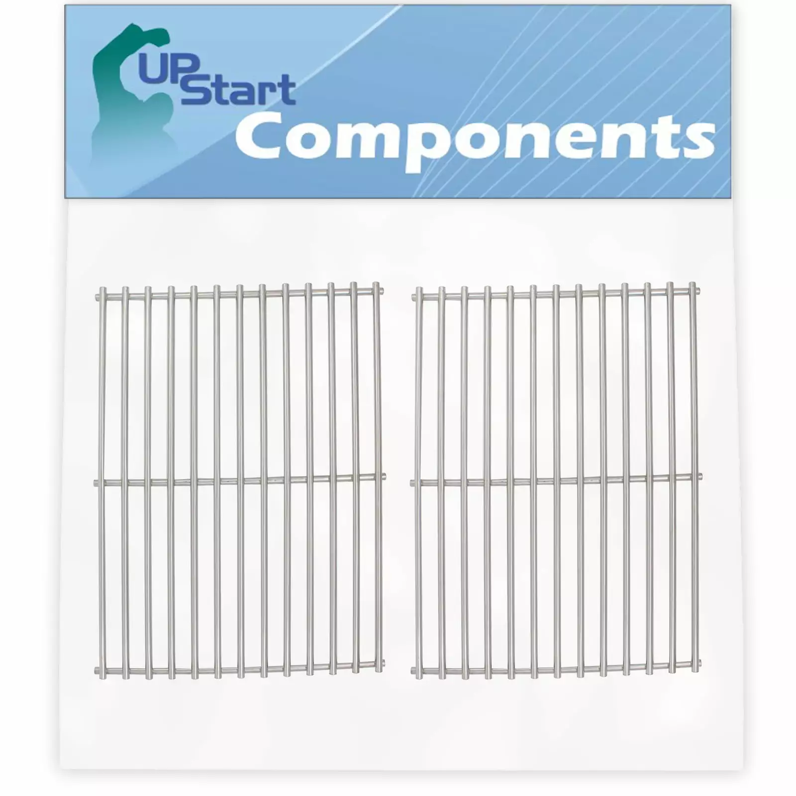 2-Pack BBQ Grill Cooking Grates Replacement Weber 6311001 Synergistic Stainless Steel Grid 15 UpStart Components