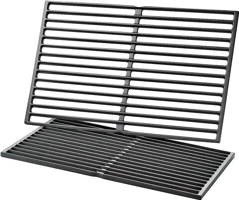 Weber 7524 Cooking Grate Adjust, 19-1/2 L, 12-29/32 W, Cast Iron, Enamel-Coated