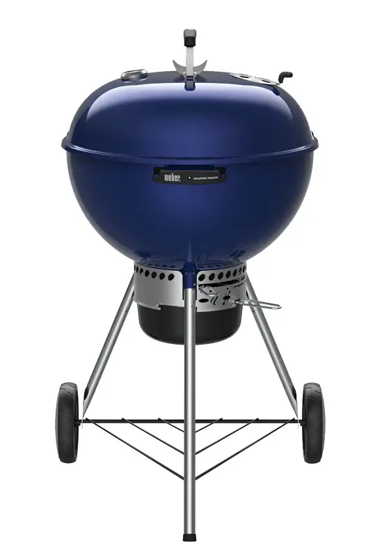 Weber Master-Touch 14516001 Charcoal Grill, 1-Grate, 363 sq- Primary Cooking Surface, Deep Ocean Azure