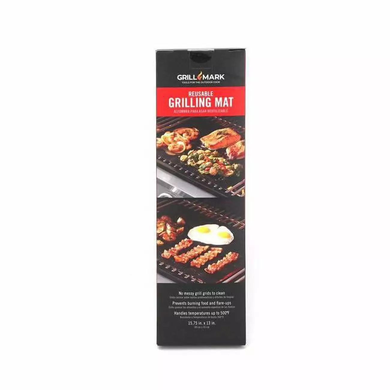 Grill Mark 8083975 15.75x13 Inch Black Fiber Cement Grill Cooking Mat Grillmark