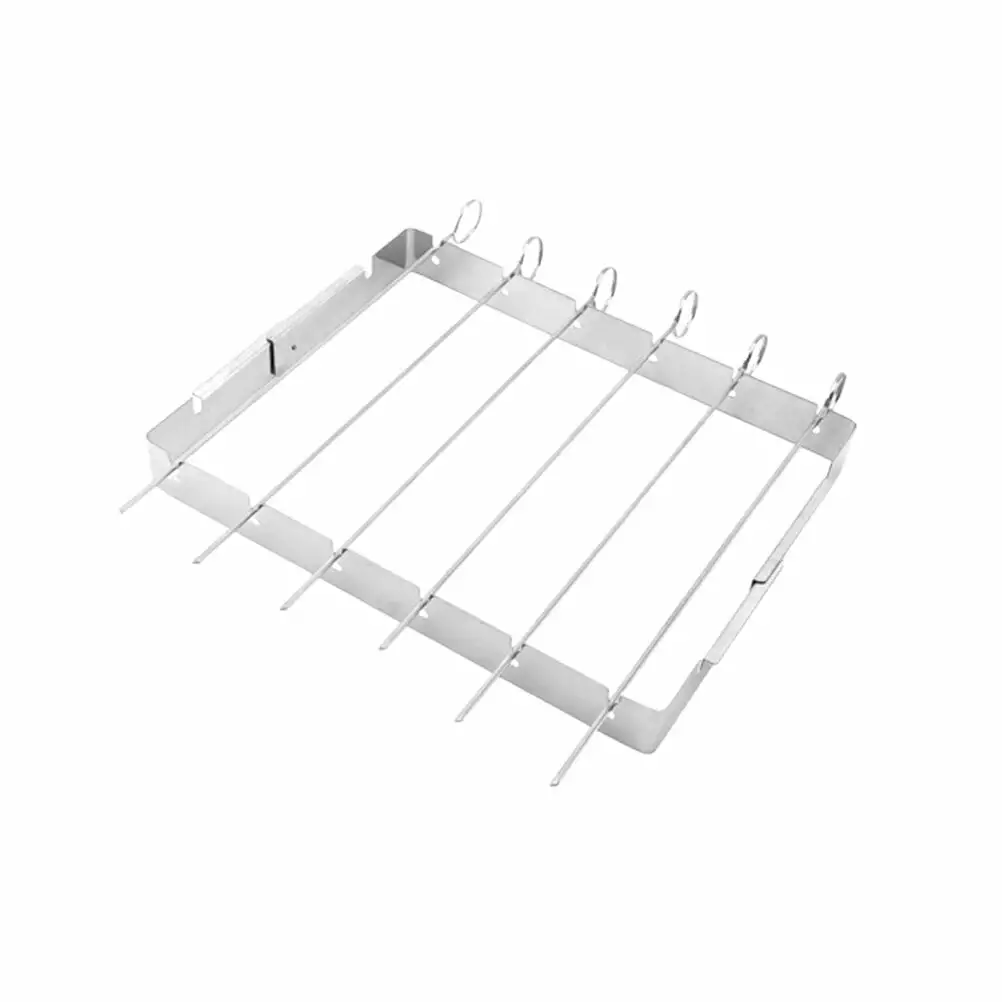 Charcoal Grills Kabob Rack and Skewers Foldable Brazier Travel-friendly Stand Barbecue Accessories Long-lasting Household ...