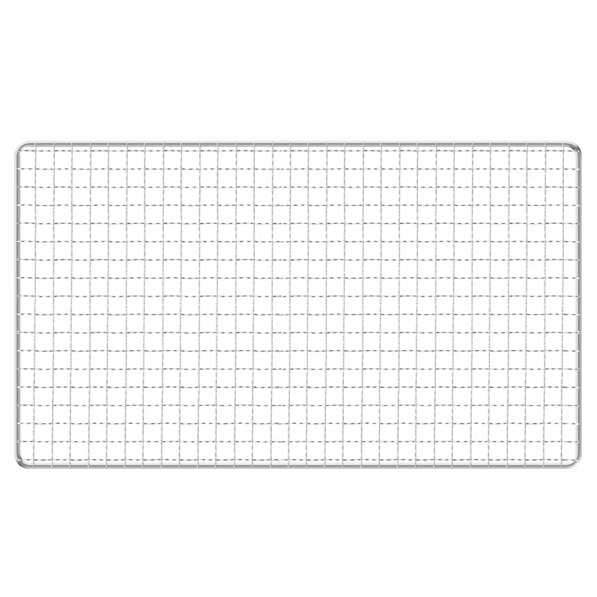 Hemoton Stainless Steel Squares Holes BBQ Grill Wire Mesh Cooking Rack 26 x 4 Homemaxs