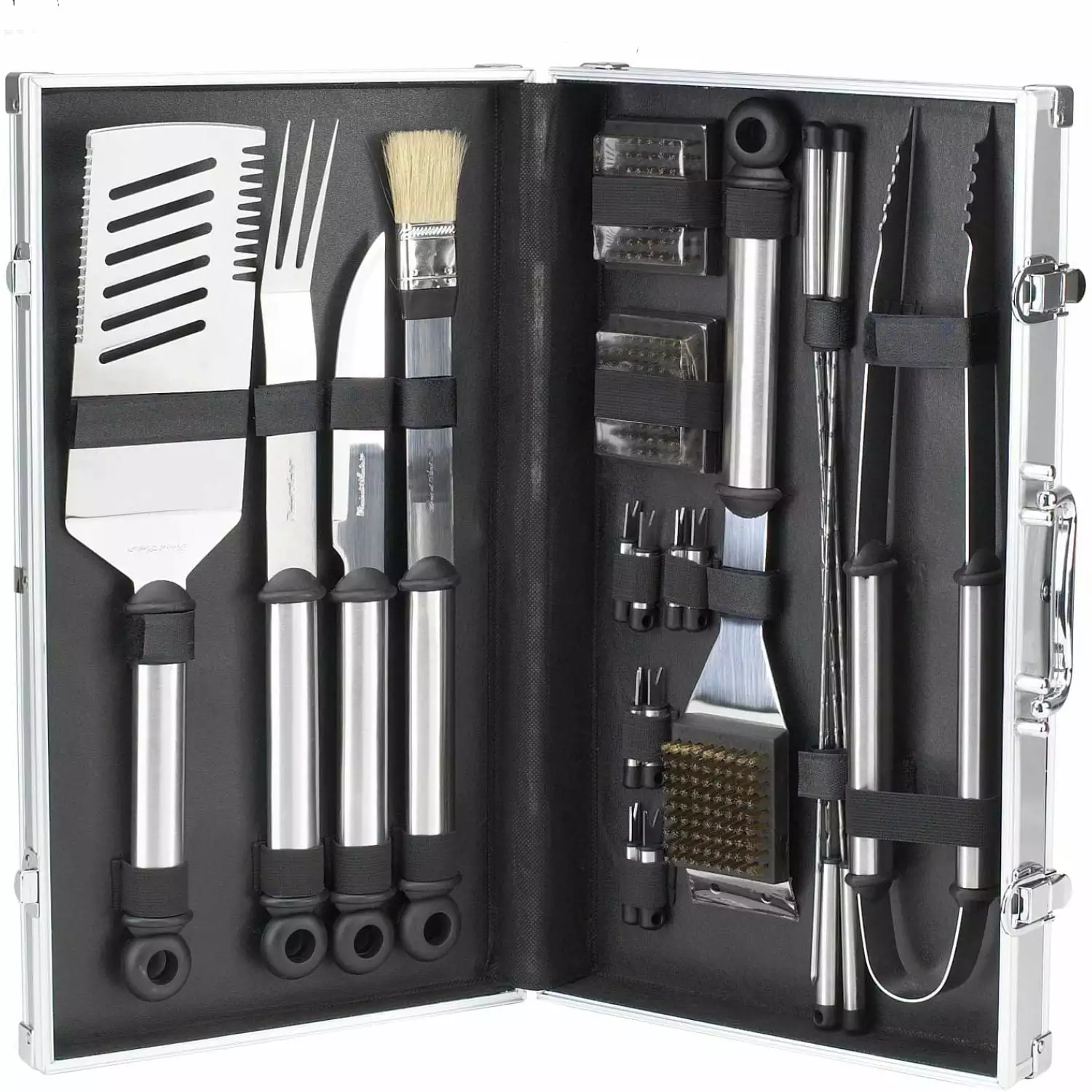 Gifts Plaza Professional BBQ Grill Tools Set Box 20 PC Outdoor Cooking CMS