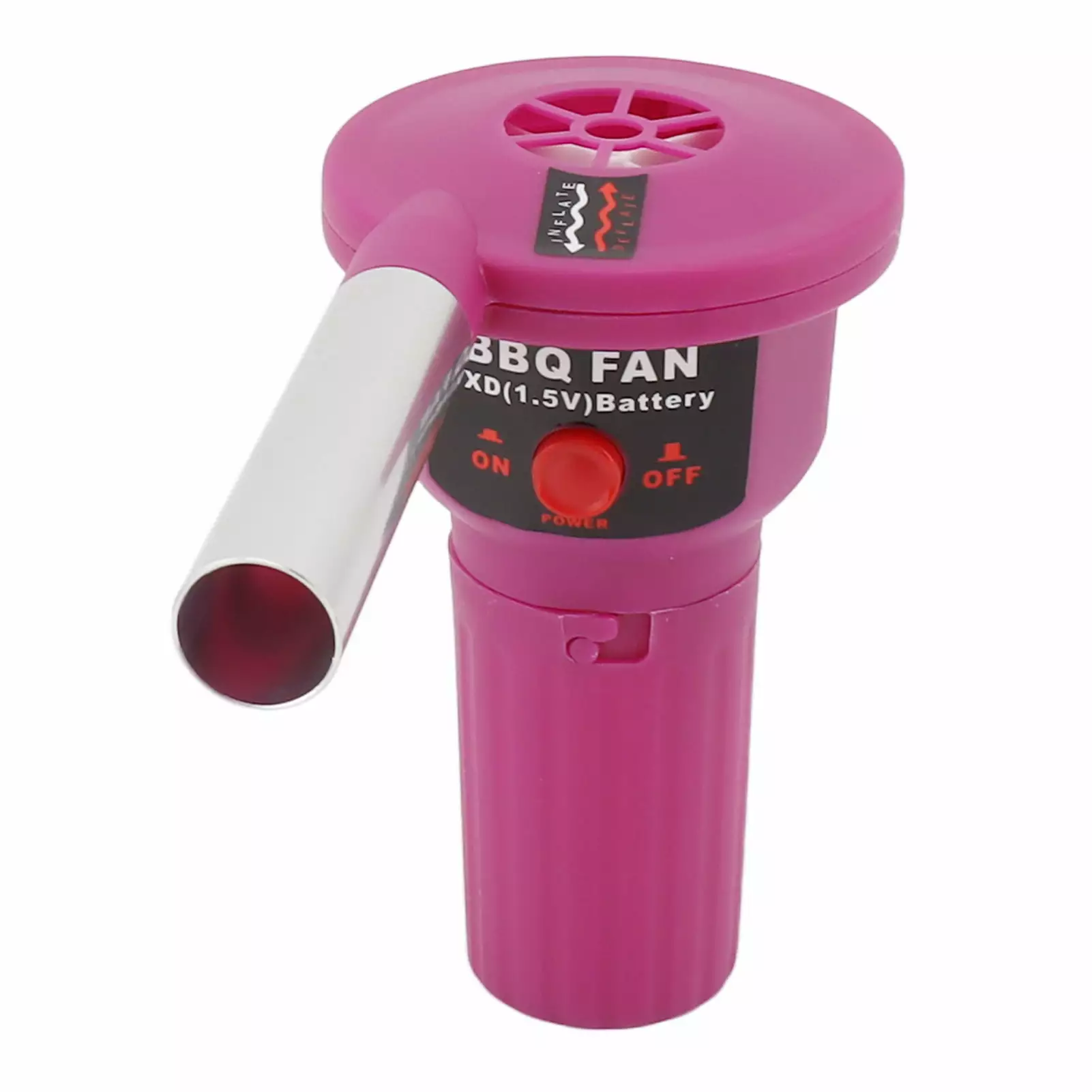 Travel-friendly Battery Powered BBQ Fan Air Blower Handheld Barbecue Fan Outdoor Camping Picnic Charcoal Grill foshanlvwen...